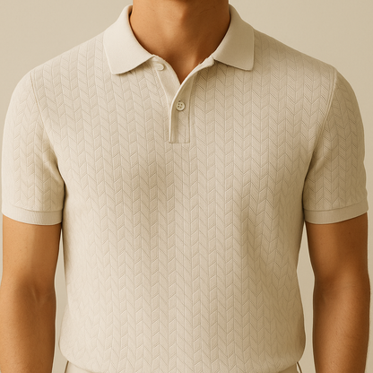 Kevin - Modern Lapel Collar Polo Shirt | By Mason & Reed London