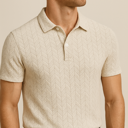 Kevin - Modern Lapel Collar Polo Shirt | By Mason & Reed London