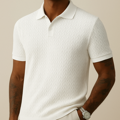 Kevin - Modern Lapel Collar Polo Shirt | By Mason & Reed London
