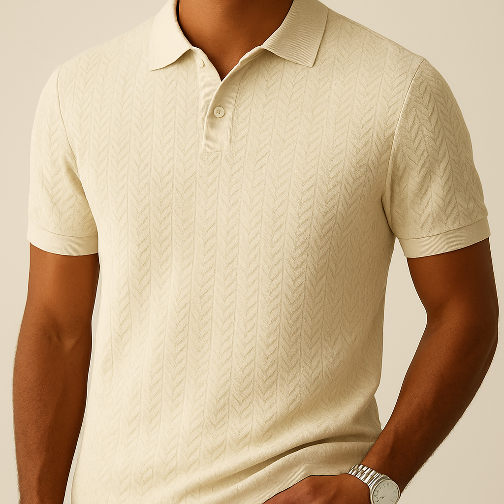 Kevin - Modern Lapel Collar Polo Shirt | By Mason & Reed London
