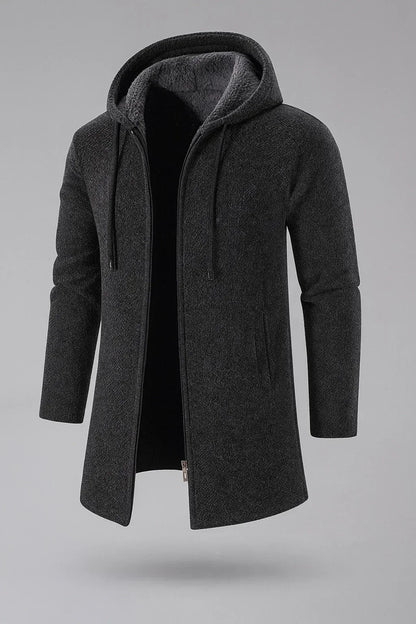 Ranger - Modern Quilted Hooded Cardigan | By Mason & Reed London