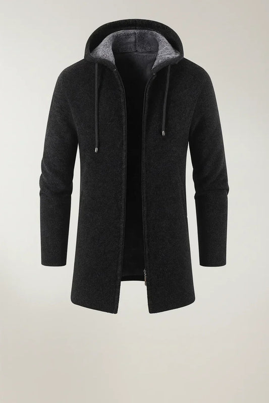 Ranger - Modern Quilted Hooded Cardigan | By Mason & Reed London