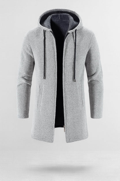 Ranger - Modern Quilted Hooded Cardigan | By Mason & Reed London