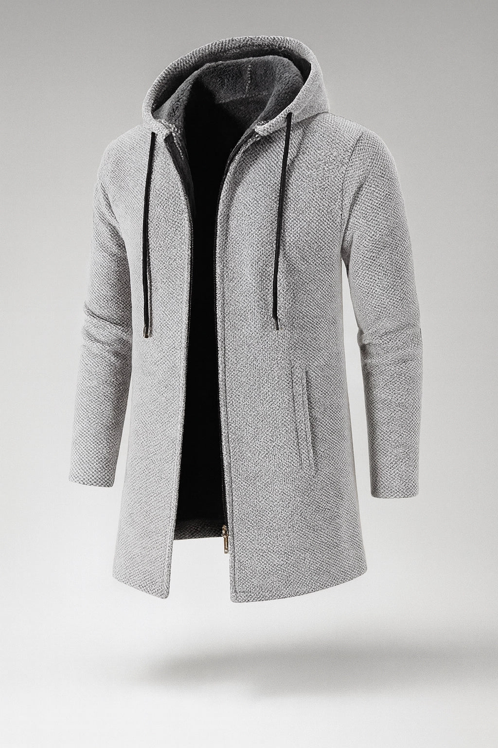 Ranger - Modern Quilted Hooded Cardigan | By Mason & Reed London