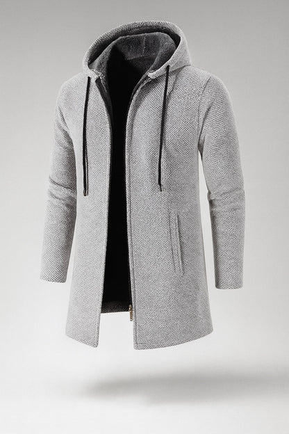 Ranger - Modern Quilted Hooded Cardigan | By Mason & Reed London