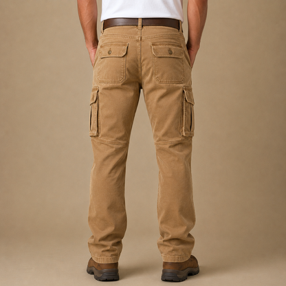 Xavier - Multi-Pocket Comfort Cargo Pants | By Mason & Reed London