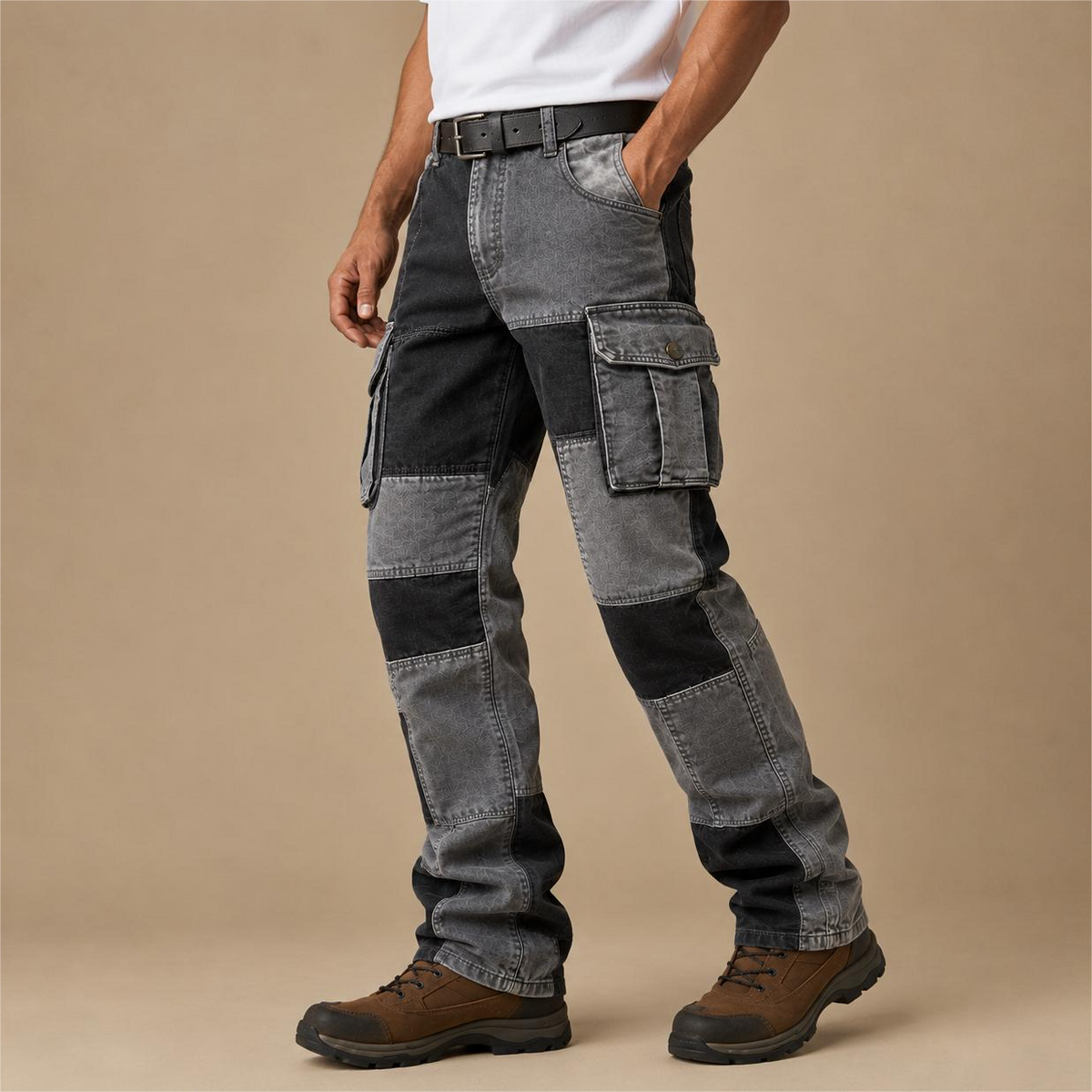 Jose - Vintage Patchwork Cargo Pants | By Mason & Reed London