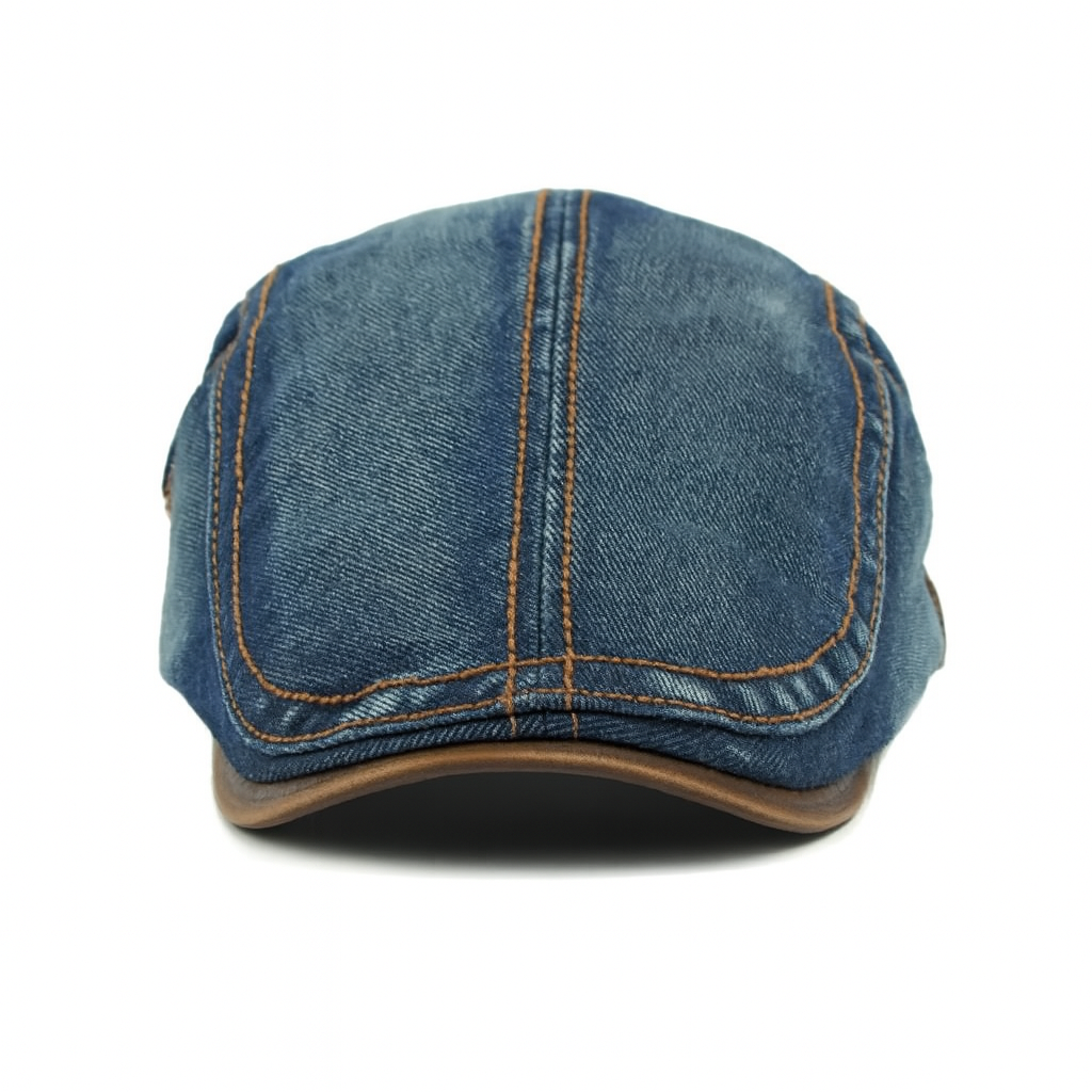Mikkel - Classic Washed Denim Cap | By Mason & Reed London