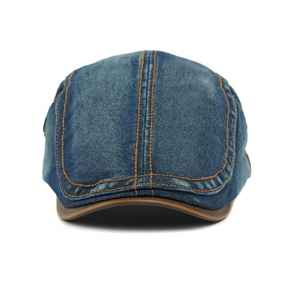 Mikkel - Classic Washed Denim Cap | By Mason & Reed London