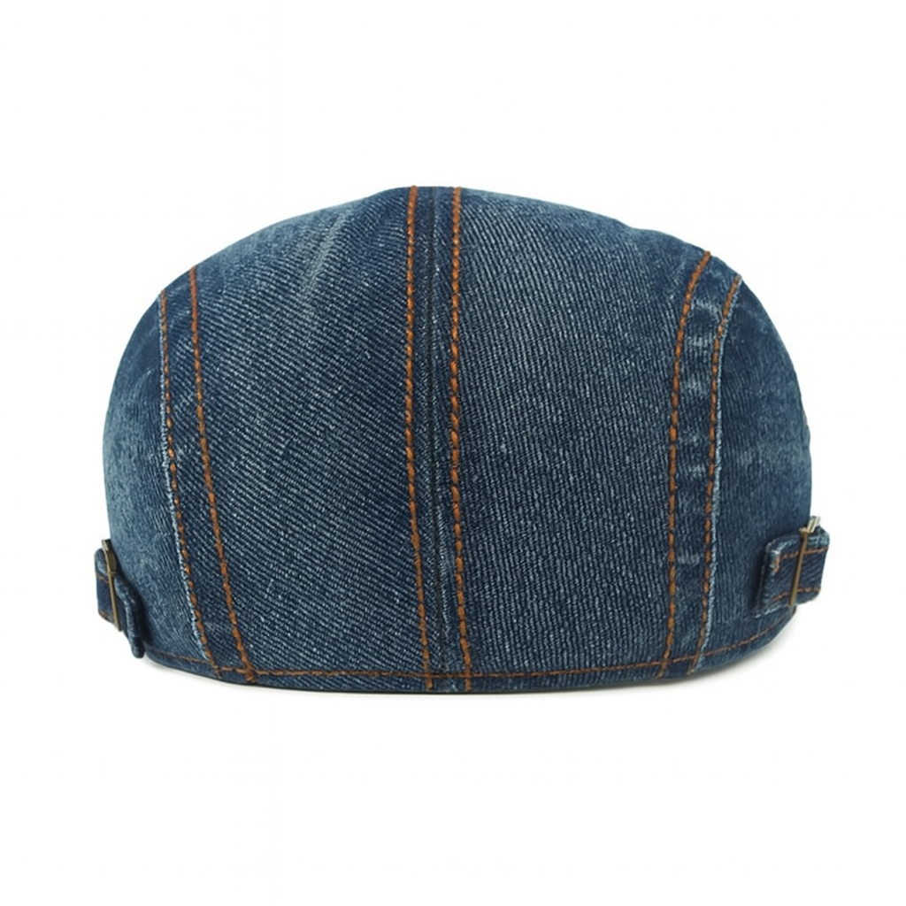 Mikkel - Classic Washed Denim Cap | By Mason & Reed London