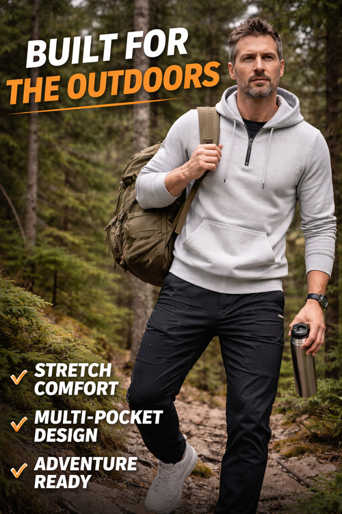 Cameron -Autumn- Outdoors - Multi-Pocket Pants | By Julian & Claire Toronto