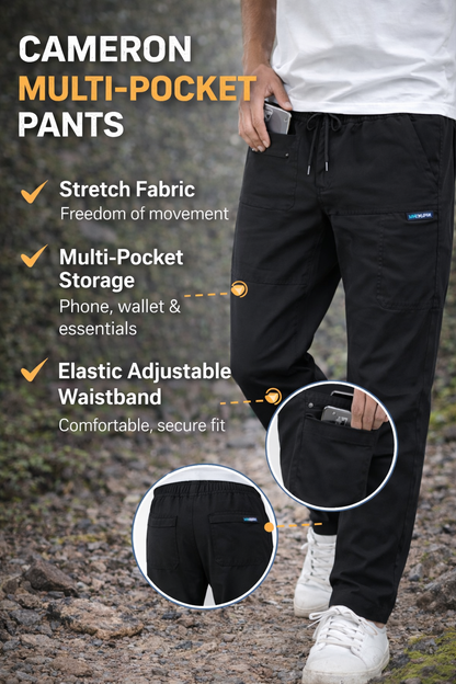 Cameron -Autumn- Outdoors - Multi-Pocket Pants | By Mason & Reed London