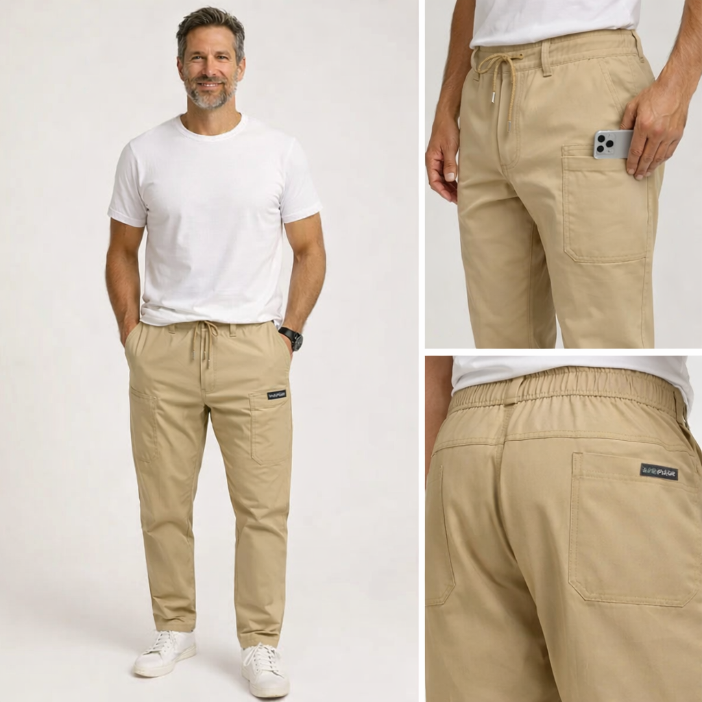 Riley - Spring Comfort - Loose-Fit Cargo Pants | By Mason & Reed London