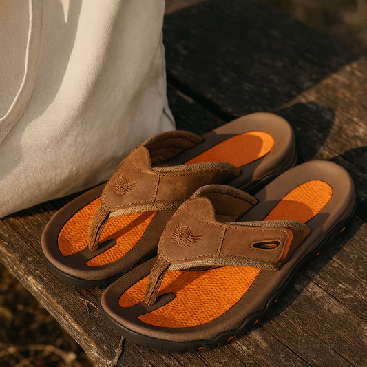 Vaughn Comfort Summer Sandals -All-Day Comfort & Support | By Mason & Reed London