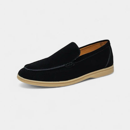 Keith - Timeless Suede Slip-On Loafers | By Mason & Reed London