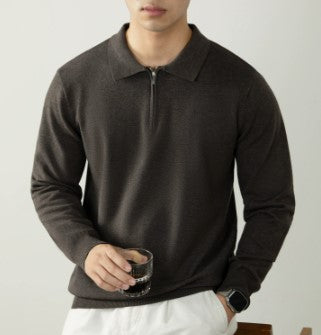 Dominic - Essential Zip Sweater | By Mason & Reed London