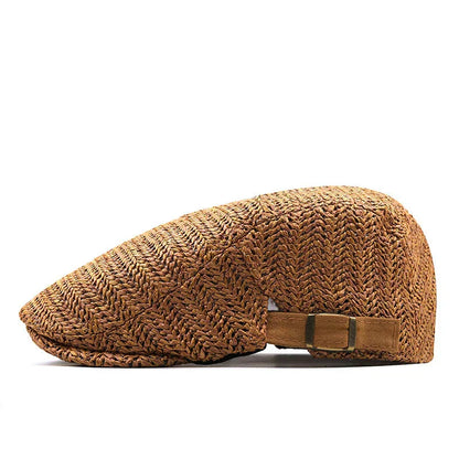 Wilder - Classic Herringbone Flat Cap | By Mason & Reed London