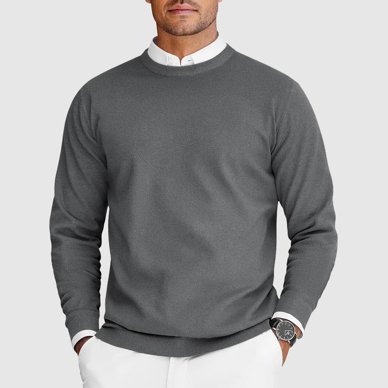 Eric - Casual Crew Neck Sweater | By Mason & Reed London
