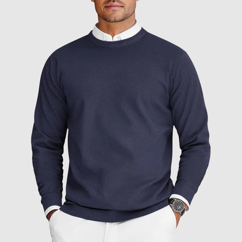Eric - Casual Crew Neck Sweater | By Mason & Reed London