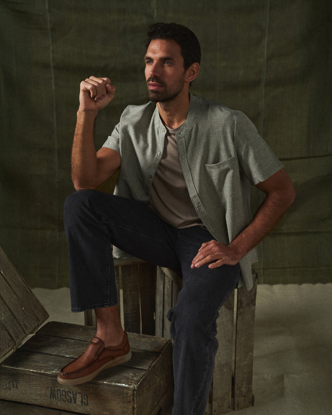 Ulysses - Relaxed Summer Button-Up Shirt | By Mason & Reed London