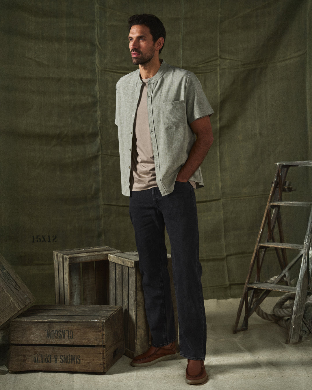 Ulysses - Relaxed Summer Button-Up Shirt | By Mason & Reed London