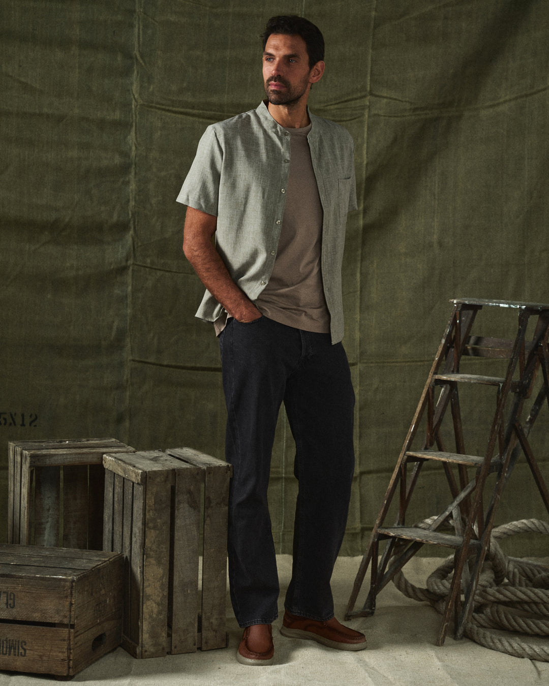 Ulysses - Relaxed Summer Button-Up Shirt | By Mason & Reed London