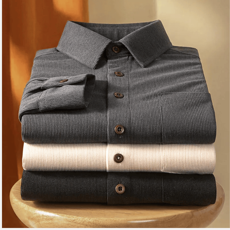 Slater - Classic Corduroy Button-Up Shirt | By Mason & Reed London