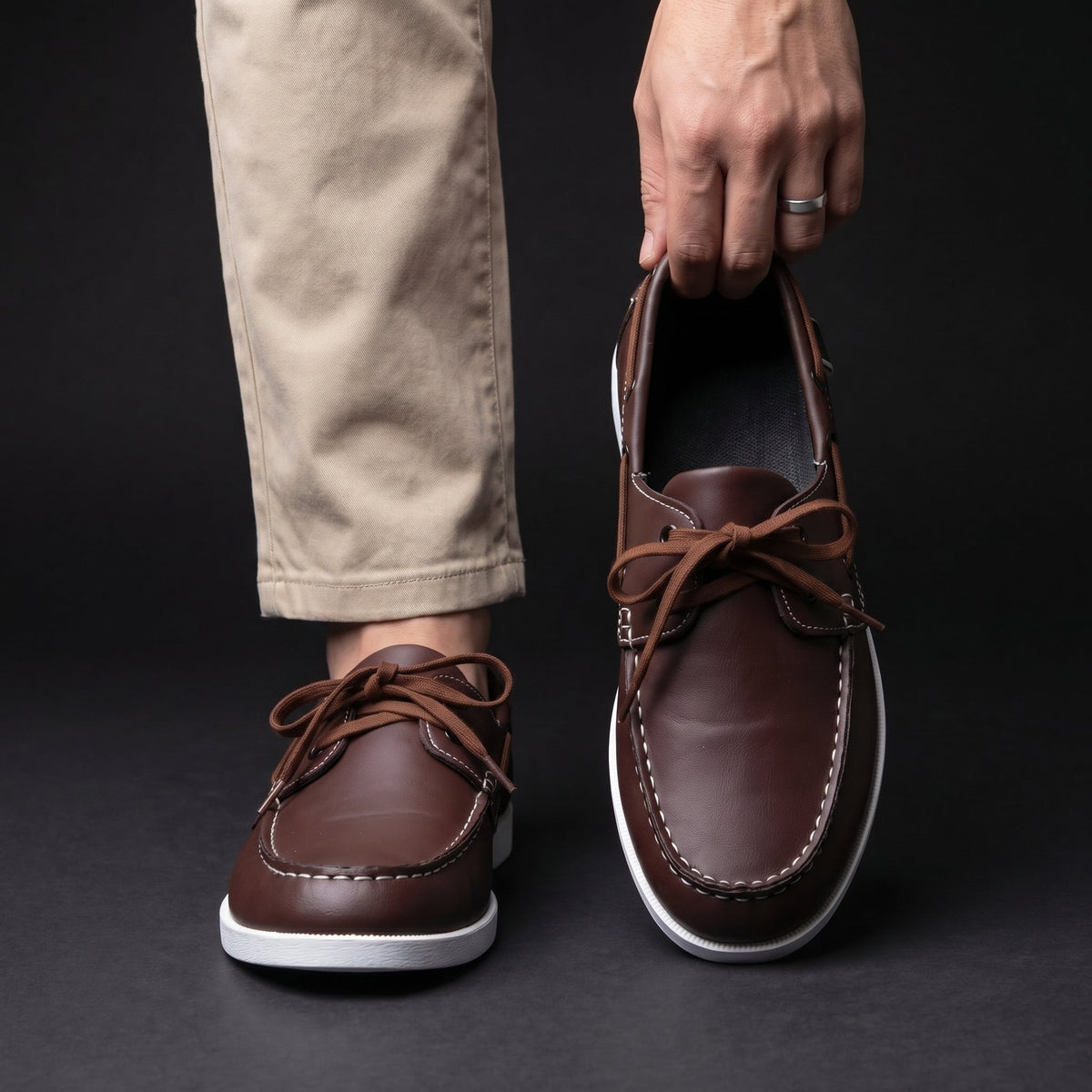 Kirk - Classic Coastal Boat Shoes | By Mason & Reed London