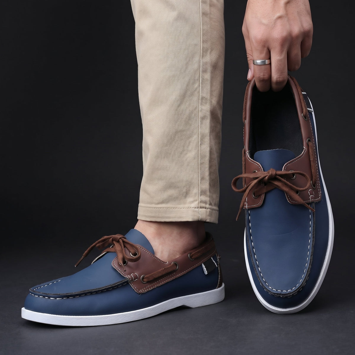 Kirk - Classic Coastal Boat Shoes | By Mason & Reed London
