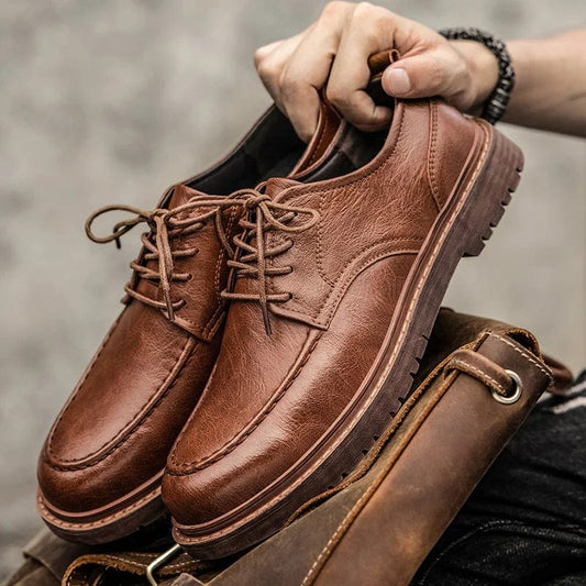 Harley - Classic Leather Lace-Up Shoes | By Mason & Reed London