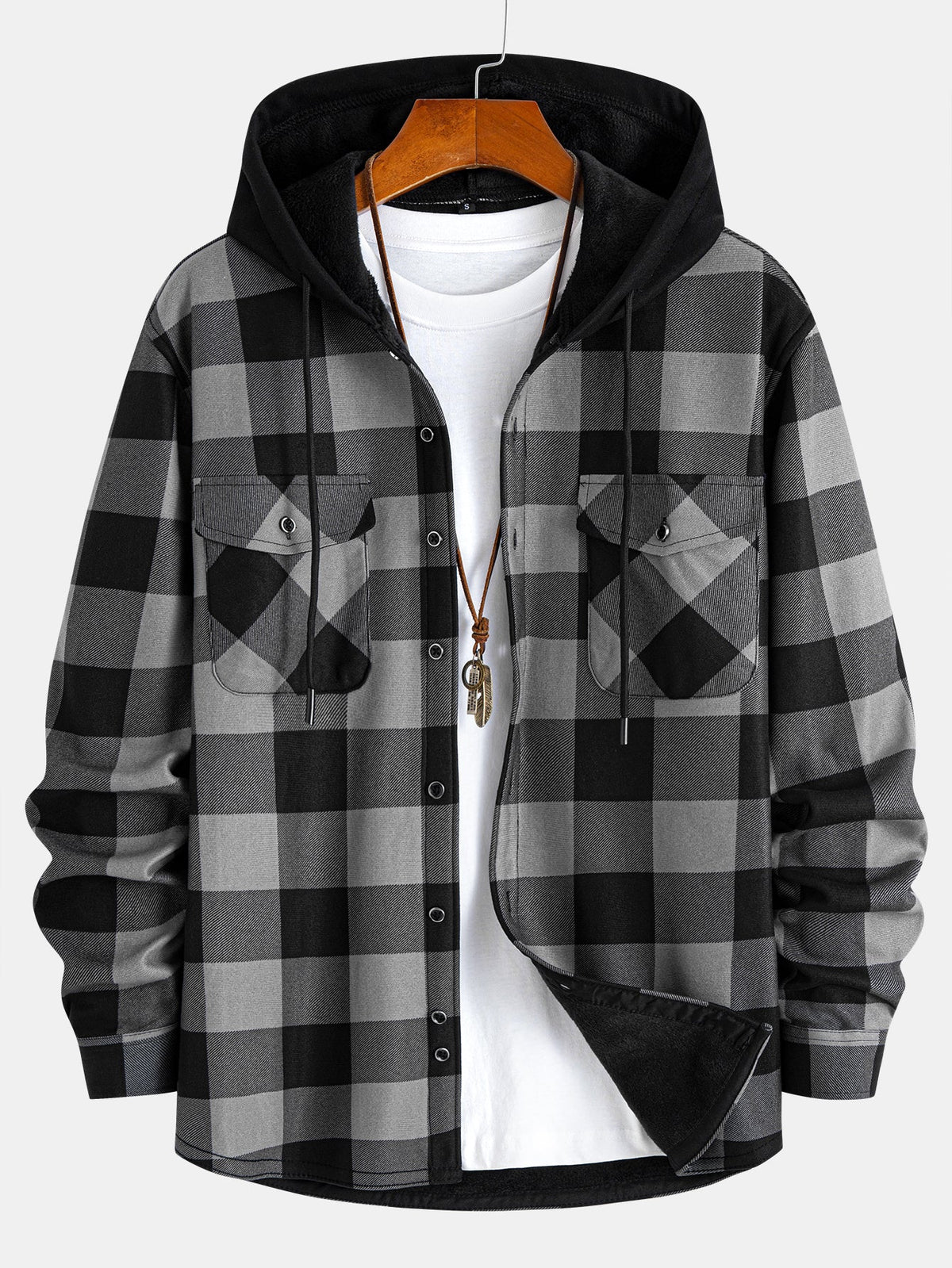 James - Relaxed Hooded Shirt | By Mason & Reed London