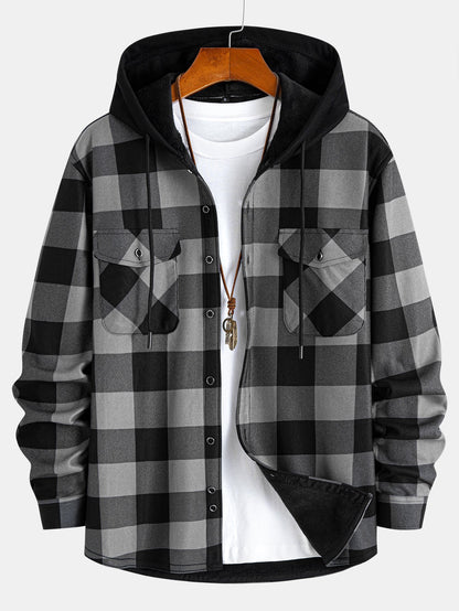 James - Relaxed Hooded Shirt | By Mason & Reed London