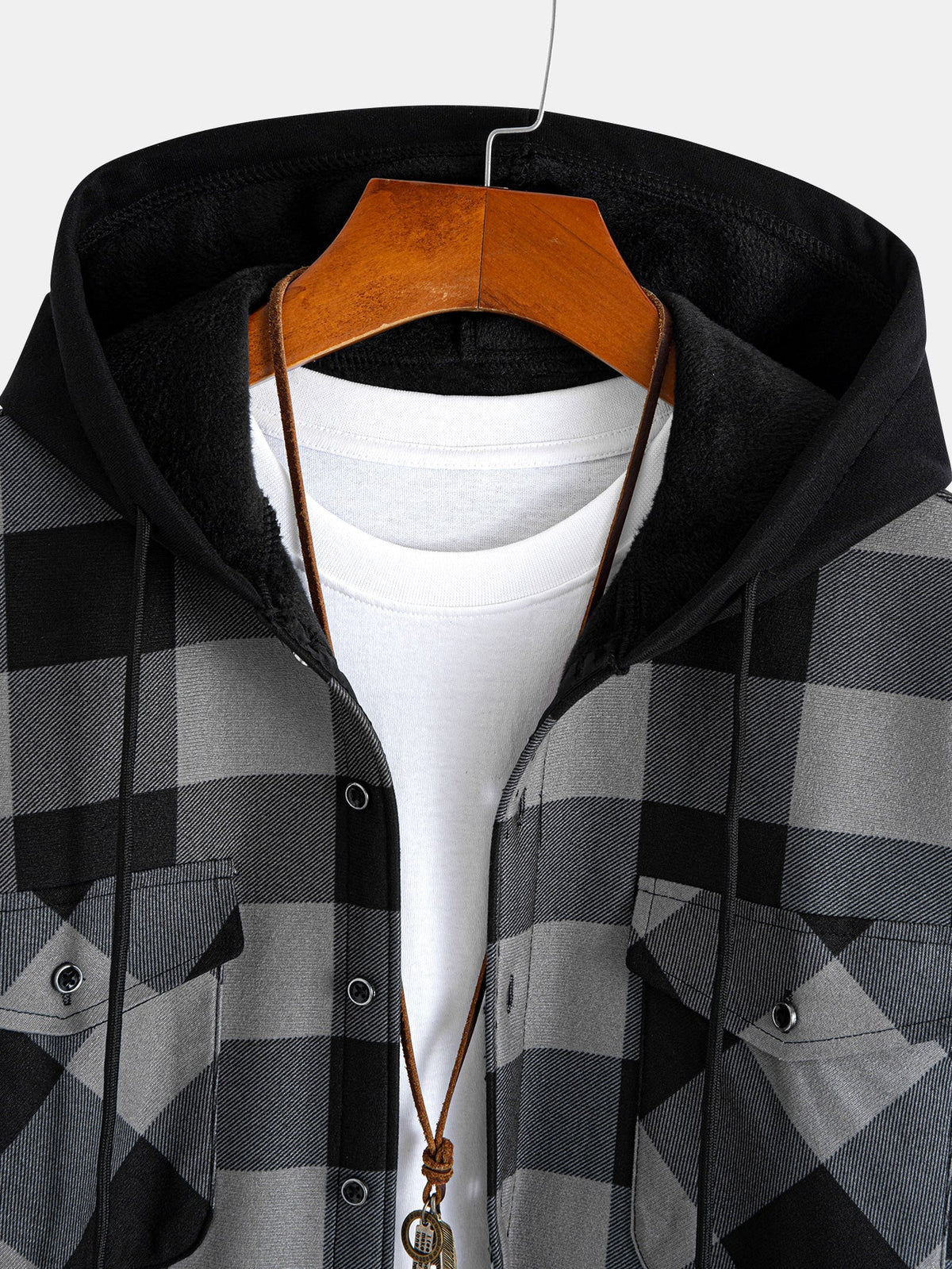 James - Relaxed Hooded Shirt | By Mason & Reed London