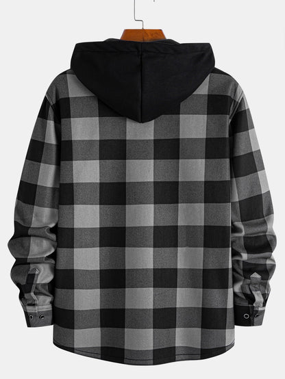 James - Relaxed Hooded Shirt | By Mason & Reed London