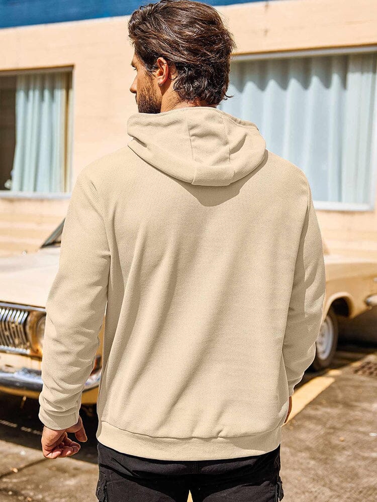 Wesley - Waffle Knit Hoodie | By Mason & Reed London