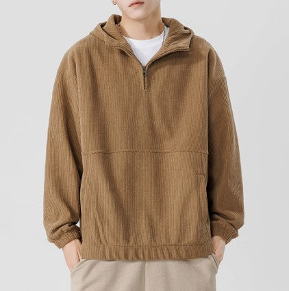 Phillip - Relaxed Quarter-Zip Hoodie | By Mason & Reed London
