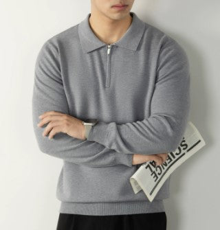 Dominic - Essential Zip Sweater | By Mason & Reed London