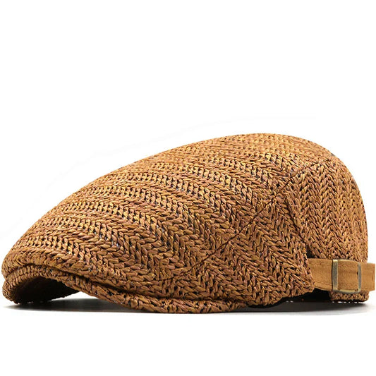 Wilder - Classic Herringbone Flat Cap | By Mason & Reed London
