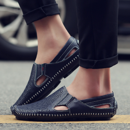 Leory - Classic Italian Comfort Sandals | By Mason & Reed London