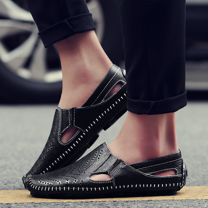 Leory - Classic Italian Comfort Sandals | By Mason & Reed London