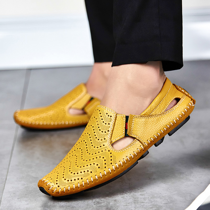 Leory - Classic Italian Comfort Sandals | By Mason & Reed London