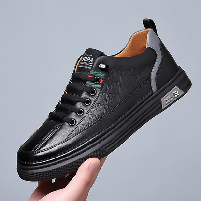 Ulric - Classic Leather Comfort Sneakers | By Mason & Reed London