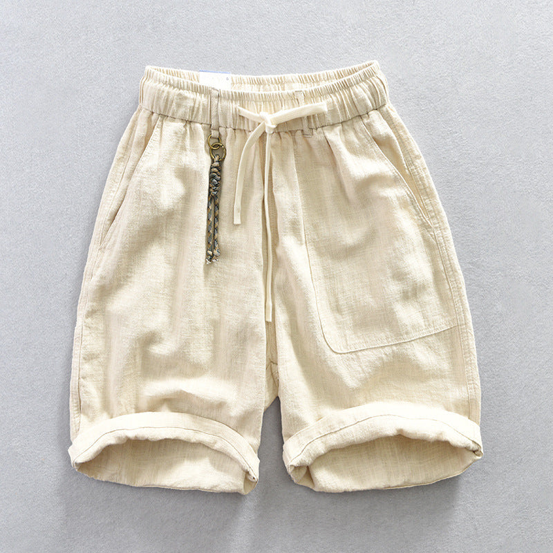 Jon - Relaxed Coastal Drawstring Shorts | By Mason & Reed London