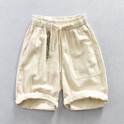 Jon - Relaxed Coastal Drawstring Shorts | By Mason & Reed London