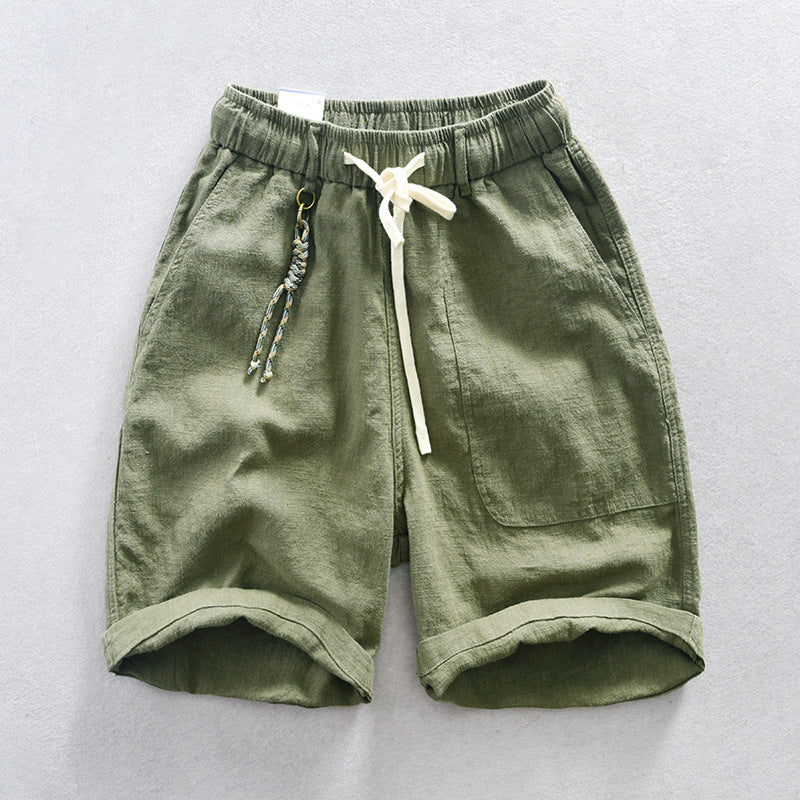 Jon - Relaxed Coastal Drawstring Shorts | By Mason & Reed London