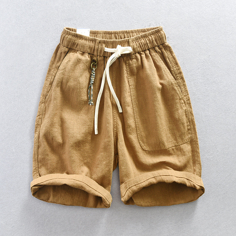 Jon - Relaxed Coastal Drawstring Shorts | By Mason & Reed London