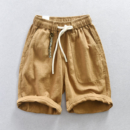 Jon - Relaxed Coastal Drawstring Shorts | By Mason & Reed London