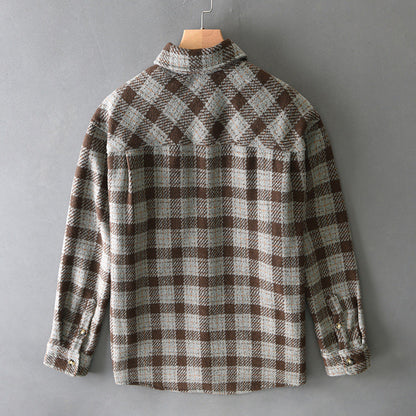 Jeff - Classic Plaid Button-Up Shirt | By Mason & Reed London