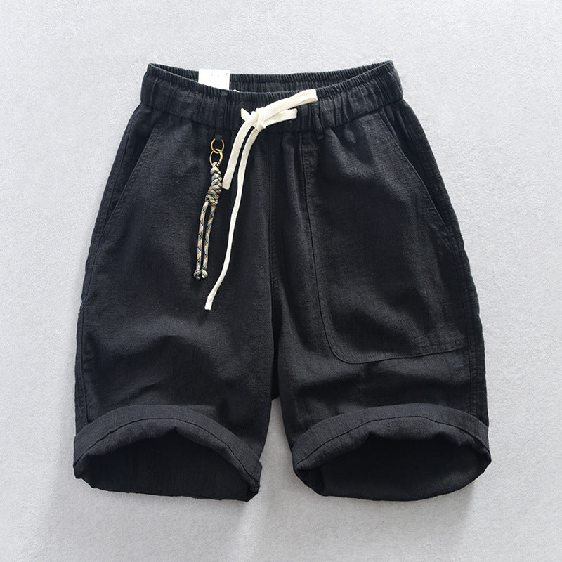 Jon - Relaxed Coastal Drawstring Shorts | By Mason & Reed London