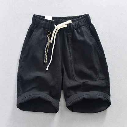 Jon - Relaxed Coastal Drawstring Shorts | By Mason & Reed London